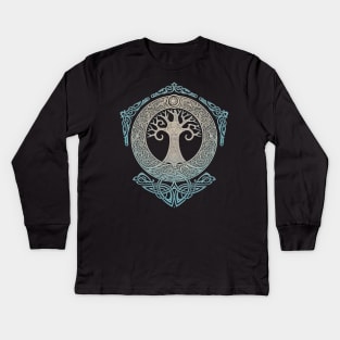 YGGDRASIL.TREE OF LIFE. Kids Long Sleeve T-Shirt